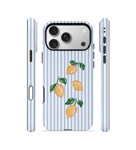 iPhone 17 Pro Max Vorian Çift Katmanlı Kılıf Mini Lemon Riviera