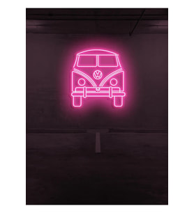 Minibüs Figürlü Neon Tabela