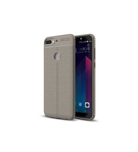 HTC Desire 12 Plus Uyumlu Kılıf Zore Niss Silikon Kapak (Gri)