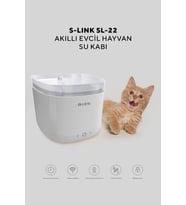 Tuya Uygulama Kontrollü Akıllı Otomatik Su Sebili Evcil Hayvan Kedi-Köpek Su Kabı (1.9 L)