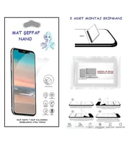 Samsung Galaxy S8 Nano Ekran Koruyucu Ultra İNCE Esnek MAT Şeffaf