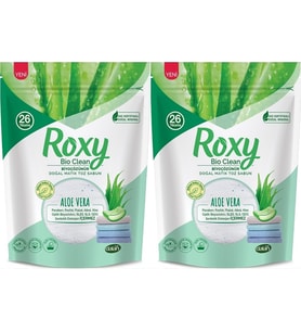 Dalan Roxy Bio Clean Matik Sabun Tozu 800GR Aloe Vera (2 Li Set) (52 Yıkama)
