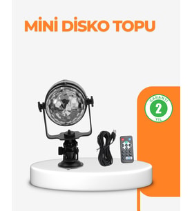 Northcity 3 Renk 7 Mod Döner Disko Topu Işık - Parti ve Dekoratif Aydınlatma