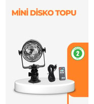 Northcity 3 Renk 7 Mod Döner Disko Topu Işık - Parti ve Dekoratif Aydınlatma