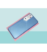 Tecno POVA NEO 2 Uyumlu FULL KASA Arka Kapak Batarya Kapağı - MAVİ