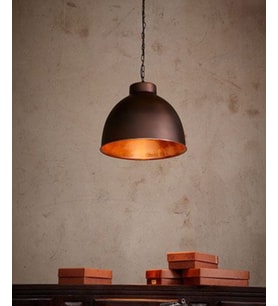 MYLİGHTS  RUSTİK BAKIR FIRCANLANMIŞ METAL SARKIT VİNTAGE AVİZE   (Siyah)