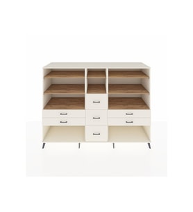 Kronos Dolap 8 Raflı 7 Çekmeceli  220x59x163 Aytaşı-Çam/Aytaşı