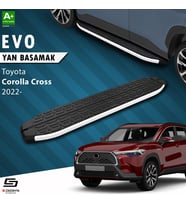 S-Dizayn Toyota Corolla Cross Evo Aluminyum Yan Basamak 183 Cm 2022 Üzeri