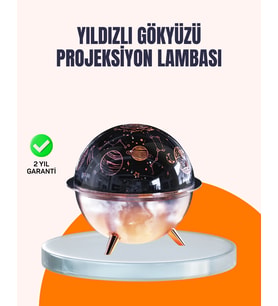 Kozmik Işık Efektli Projeksiyonlu Nemlendirici Gece Işığı