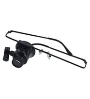 Gözlük Model 20x16mm Optik Lens Led Işık Monoküler Büyüteç