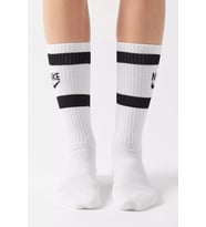 Nike Dri Fit Heritage Crew Sock Unisex Çorap 2 li Beyaz