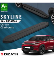 S-Dizayn Citroen C3 Aircross Skyline Siyah Yan Basamak 183 Cm 2017-2024 A+ Kalite