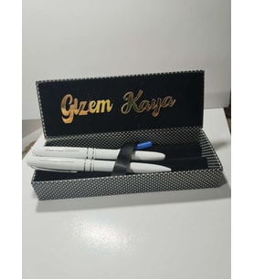 isme özel 2 li kalem Çok kaliteli ve şık hediye ögretmenler günü