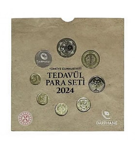AgaKulche Darphane 2024 Tedavül Para Seti (Gümüş)