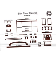 Meriç® Land Rover Discovery Ön Torpido Kaplama Maun 30 Parça 1990-1998 (Maun)