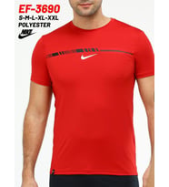 Nike Erkek Polyester T-Shirt EF-3690 (Kırmızı)