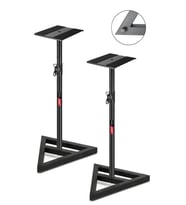 Lastvoice MNT-200X 2Lİ SET Stüdyo Referans Monitör Standı Yükseklik Ayarlı (Çift)