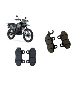 Rks Cross Xvr 250 Ön - Arka Fren Disk Balatası Takımı
