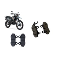 Rks Cross Xvr 250 Ön - Arka Fren Disk Balatası Takımı