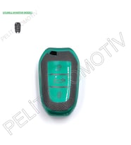 Peugeot 2008 3008 4008 5008 Sustasız Anahtar Kılıfı Süperlüx Yeşil