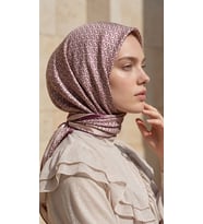 Levidor Kristal Eşarp Kemer Desen Fuşya