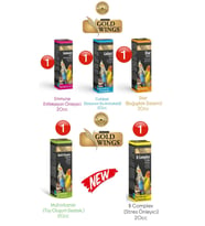 TOM&JERRYPETSHOP-Kuş Vitamin Seti (5) 20c Muhabbet Kuşu Kanarya Papağan A-B-D3-E-C-K vitaminleri mix
