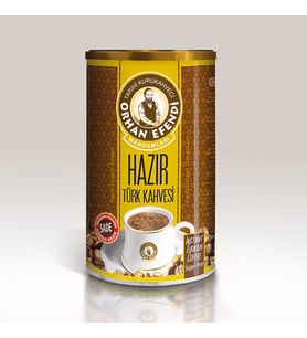 Altıncezve Orhan Efendi Hazır Türk Kahvesi Sade (Şekersiz) Teneke 250 Gr