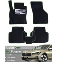 Skoda Super B (2024-2025) Uyumlu EVA Paspas Tam Set–Araca Özel,Su Geçirmez,Hızlı Montaj