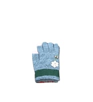 Kitti 9-15 Yaş Kız Çocuk Örme Eldiven K24240-01 Gri