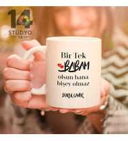 Stüdyo 14 Kişiye Özel BABAM Kupa - Babalar Günü -Arkadaşa Hediye -Sevgiliye Hediye