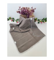 Kahve Pike Bebek Battaniyesi Doğal Organik Yaşam Örtüsü Çok Amaçlı Mevsimlik Yenidoğan 80x90 Cm
