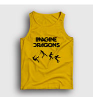 Presmono Unisex Sarı World Imagine Dragons Atlet 82982tt (Sarı)