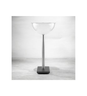 Yuvarlak Pleksi Oje ve Takı Standı, Fonksiyonel Organizer, 100 cm