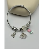 Çelik Silver Pandora Bileklik - 25-blk298