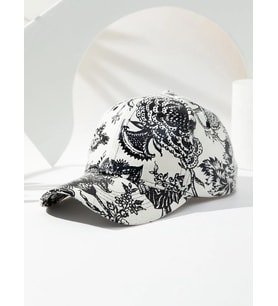 Valkyrie Kadın Siyah Beyaz Desenli Ayarlanabilir Şapka Baseball Cap Günlük Spor Şapka