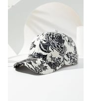 Valkyrie Kadın Siyah Beyaz Desenli Ayarlanabilir Şapka Baseball Cap Günlük Spor Şapka