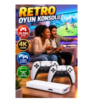 M15 Retro Oyun Konsolu – 20.000 Oyun, Çift Gamepad ve 4K HDMI Desteği