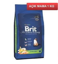 Brit Premium Sterilised Tavuklu ve Pirinçli Kısırlaştırılmış Kedi Mamasıı 1 Kg AÇIK
