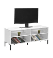 Adore Mobilya Roma Modüler Tv Ünitesi - Mat Lake Beyaz 120x53x48 cm (GxYxD)