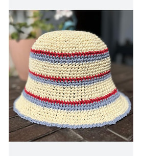 Kağıt İp Hasır Bucket Şapka
