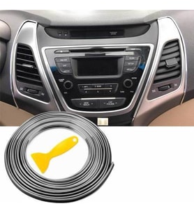 Citroen C5 Araç İçi Nikelaj Krom Torpido İp Trim Fitili 2 Metre