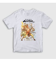 Presmono Unisex Çocuk Beyaz Promise Anime Avatar The Last Airbender T-Shirt 262528tt
