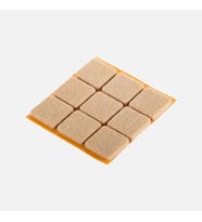 2 Paket Kendinden Yapışkanlı Sandalye Masa Koltuk Altı Parke Koruma Keçesi 25x25x5 mm