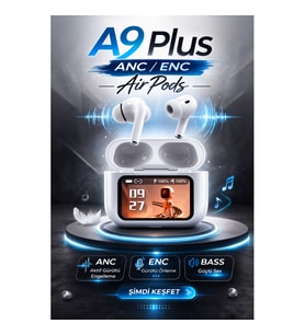 A9 Plus ANC/ENC Ekranlı Kablosuz Kulaklık