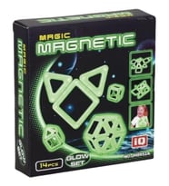 Magic Magnetic 14 Parça Karanlıkta Parlayan Mıknatıslı Şekiller JH8952A