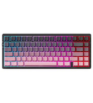 MCHOSE G75 Pro Black Pink %75 Matcha Latte Switch V2 Hotswap RGB Kablosuz İngilizce Mekanik Gaming Klavye (MC-G75-16)