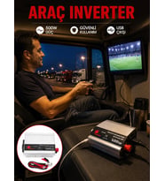 Araç Aküsünden Elektrik Üreten 500 Watt İnvertör
