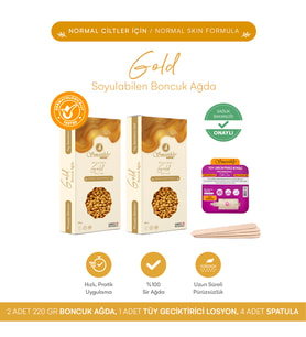 Smoothly Yüz Ağdası, Özel Bölge Ağdası Soyulabilir Boncuk Ağda Granür Ağda 220 g x 2 paket seti