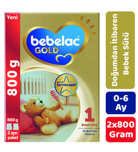 Bebelac Gold 1 Bebek Sütü 800 gr 2'li Paket