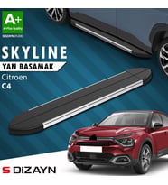 S-Dizayn Citroen C4 3 Skyline Krom Yan Basamak 183 Cm 2021 Üzeri A+ Kalite